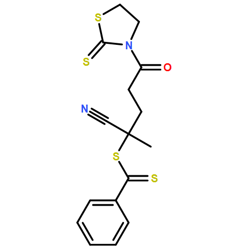 Benzenecarbodithioic acid, 1-cyano-1-methyl-4-oxo-4-(2-thioxo-3-thiazolidinyl)butyl ester