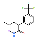 3(2H)-Pyridazinone, 4,5-dihydro-6-methyl-4-[3-(trifluoromethyl)phenyl]-