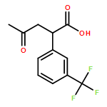 Benzeneacetic acid, α-(2-oxopropyl)-3-(trifluoromethyl)-