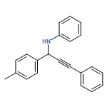 Benzenemethanamine, 4-methyl-N-phenyl-α-(2-phenylethynyl)-