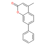 2H-1-Benzopyran-2-one, 4-methyl-7-phenyl-