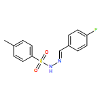 Benzenesulfonic acid, 4-methyl-, (2E)-2-[(4-fluorophenyl)methylene]hydrazide