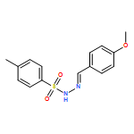 Benzenesulfonic acid, 4-methyl-, (2E)-2-[(4-methoxyphenyl)methylene]hydrazide