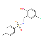 Benzenesulfonamide, N-[(5-chloro-2-hydroxyphenyl)methylene]-4-methyl-