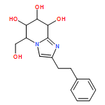 Imidazo[1,2-a]pyridine-6,7,8-triol, 5,6,7,8-tetrahydro-5-(hydroxymethyl)-2-(2-phenylethyl)-, (5R,6R,7S,8S)-