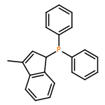 Phosphine, (3-methyl-1H-inden-1-yl)diphenyl-