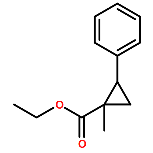 Cyclopropanecarboxylic acid, 1-methyl-2-phenyl-, ethyl ester, (1R,2S)-rel-