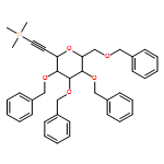 D-glycero-D-gulo-Oct-1-ynitol, 3,7-anhydro-1,2-dideoxy-4,5,6,8-tetrakis-O-(phenylmethyl)-1-(trimethylsilyl)-