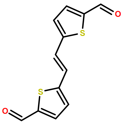 2-Thiophenecarboxaldehyde, 5,5'-(1E)-1,2-ethenediylbis-