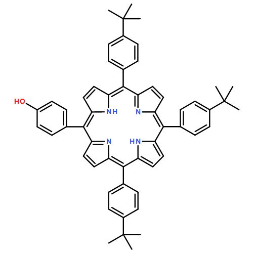 Phenol, 4-[10,15,20-tris[4-(1,1-dimethylethyl)phenyl]-21H,23H-porphin-5-yl]-