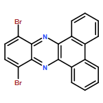 Dibenzo[a,c]phenazine, 10,13-dibromo-