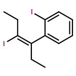 Benzene, 1-[(1Z)-1-ethyl-2-iodo-1-buten-1-yl]-2-iodo-