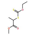 Propanoic acid, 2-[(ethoxythioxomethyl)thio]-, methyl ester