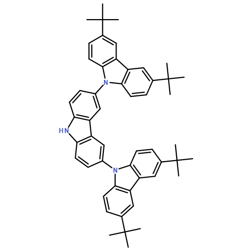 9,3':6',9''-Ter-9H-carbazole, 3,3'',6,6''-tetrakis(1,1-dimethylethyl)-