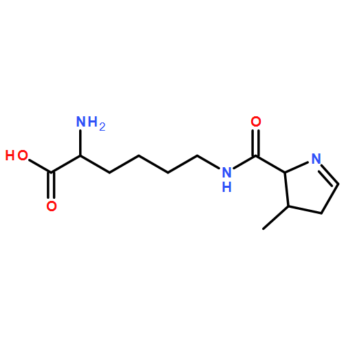 L-Lysine, N6-[(3R)-1,5-didehydro-3-methyl-D-prolyl]-