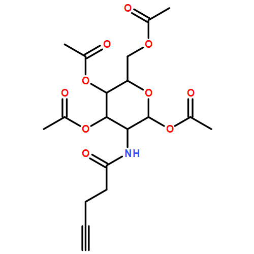 D-Mannopyranose, 2-deoxy-2-[(1-oxo-4-pentyn-1-yl)amino]-, 1,3,4,6-tetraacetate