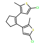 Thiophene, 3,3'-(1-cyclopentene-1,2-diyl)bis[5-chloro-2-methyl-