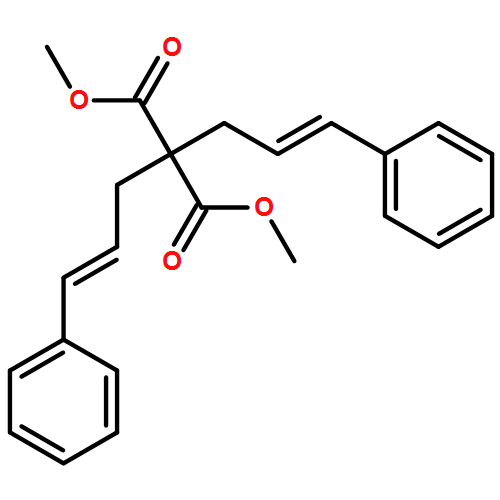 Propanedioic acid, bis(3-phenyl-2-propenyl)-, dimethyl ester, (E,E)-