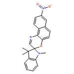 Spiro[2H-indole-2,3'-[3H]naphth[2,1-b][1,4]oxazine], 1,3-dihydro-1,3,3-trimethyl-8'-nitro-