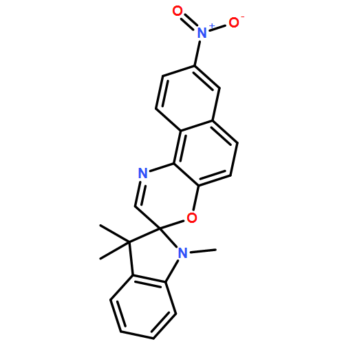 Spiro[2H-indole-2,3'-[3H]naphth[2,1-b][1,4]oxazine], 1,3-dihydro-1,3,3-trimethyl-8'-nitro-