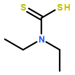 Carbamodithioic acid, N,N-diethyl-