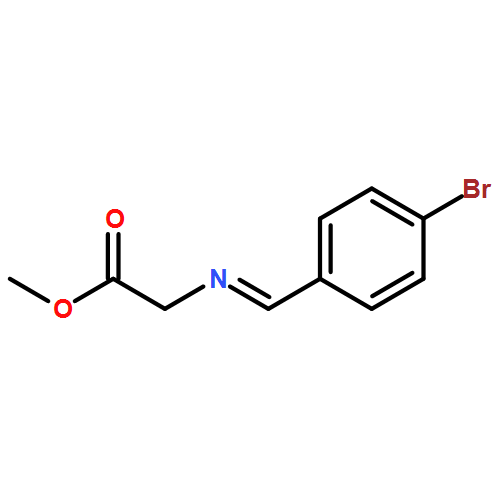 Glycine, N-[(4-bromophenyl)methylene]-, methyl ester