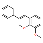 Benzene, 1,2-dimethoxy-3-(2-phenylethenyl)-, (E)-