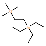 Silane, triethyl[2-(trimethylsilyl)ethenyl]-, (E)-