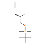 Silane, (1,1-dimethylethyl)dimethyl[(2-methyl-4-pentynyl)oxy]-, (S)-