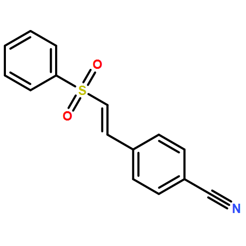 Benzonitrile, 4-[2-(phenylsulfonyl)ethenyl]-, (E)-