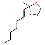 1,3-Dioxolane, 2-(1-heptenyl)-2-methyl-, (E)-