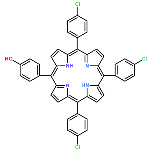 Phenol, 4-[10,15,20-tris(4-chlorophenyl)-21H,23H-porphin-5-yl]-