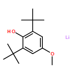 Phenol, 2,6-bis(1,1-dimethylethyl)-4-methoxy-, lithium salt