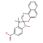 Spiro[2H-indole-2,3'-[3H]naphth[2,1-b][1,4]oxazine], 1,3-dihydro-1,3,3-trimethyl-5-nitro-