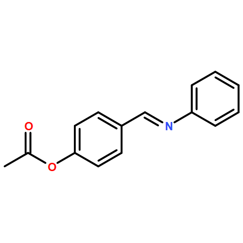 Phenol, 4-[(phenylimino)methyl]-, 1-acetate