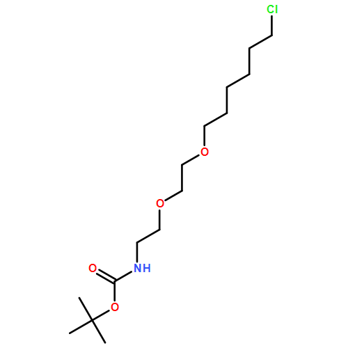 Carbamic acid, N-[2-[2-[(6-chlorohexyl)oxy]ethoxy]ethyl]-, 1,1-dimethylethyl ester