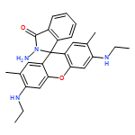 Spiro[1H-isoindole-1,9'-[9H]xanthen]-3(2H)-one, 2-amino-3',6'-bis(ethylamino)-2',7'-dimethyl-