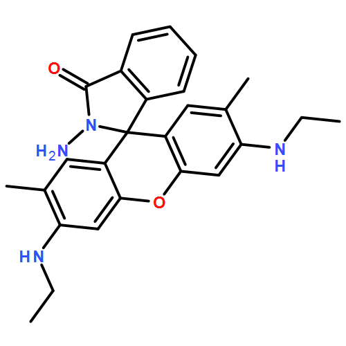 Spiro[1H-isoindole-1,9'-[9H]xanthen]-3(2H)-one, 2-amino-3',6'-bis(ethylamino)-2',7'-dimethyl-