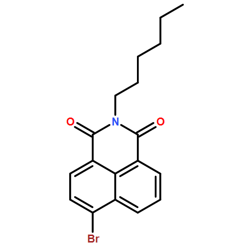 1H-Benz[de]isoquinoline-1,3(2H)-dione, 6-bromo-2-hexyl- 