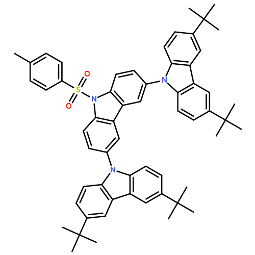 9,3':6',9''-Ter-9H-carbazole, 3,3'',6,6''-tetrakis(1,1-dimethylethyl)-9'-[(4-methylphenyl)sulfonyl]-