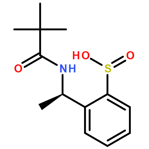 Benzenesulfinic acid, 2-[1-[(2,2-dimethyl-1-oxopropyl)amino]ethyl]-, (R)-