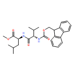 L-Leucine, N-[(9H-fluoren-9-ylmethoxy)carbonyl]-L-valyl-, methyl ester