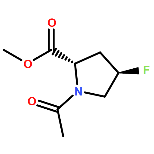 L-Proline, 1-acetyl-4-fluoro-, methyl ester, (4R)-