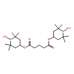 1-Piperidinyloxy, 4,4'-[(1,5-dioxo-1,5-pentanediyl)bis(oxy)]bis[2,2,6,6-tetramethyl- (9CI)