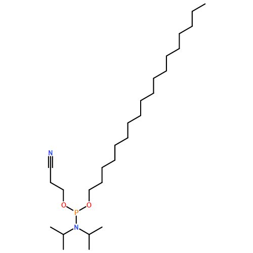 Phosphoramidous acid, bis(1-methylethyl)-, 2-cyanoethyl octadecyl ester (9CI)