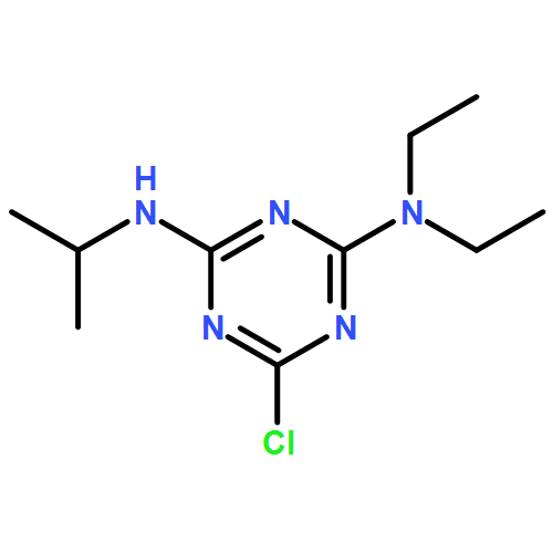 1,3,5-Triazine-2,4-diamine, 6-chloro-N2,N2-diethyl-N4-(1-methylethyl)-