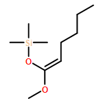 Silane, [(1-methoxy-1-hexenyl)oxy]trimethyl-, (Z)-