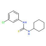 1-(3-chlorophenyl)-3-cyclohexylthiourea