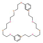 Dibenzo[b,q][1,4,7,10,13,16,19,22,25,28]decaoxacyclotriacontin, 6,7,9,10,12,13,15,16,23,24,26,27,29,30,32,33-hexadecahydro-