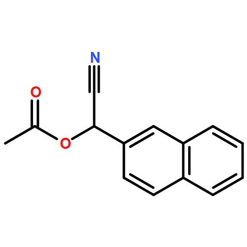 2-Naphthaleneacetonitrile, α-(acetyloxy)-, (αS)-